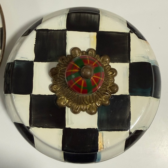 Mackenzie Childs Courtly Check Butterhouse retired - Picture 3 of 10